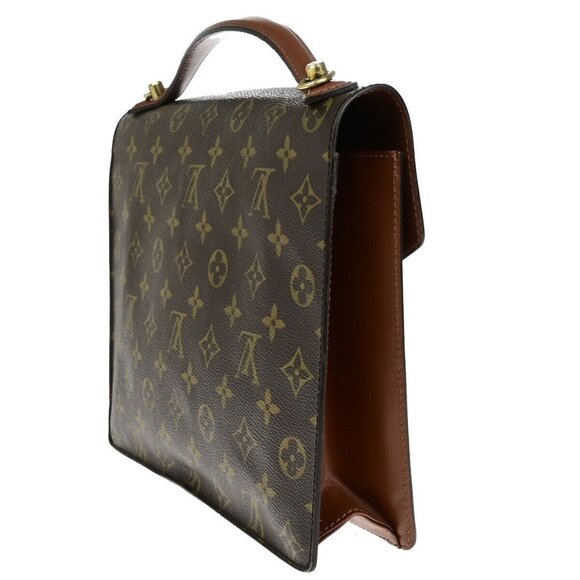 LOUIS VUITTON Monceau 28 Hand Bag Monogram Leather Brown M51185 70YG720 - Picture 4 of 14